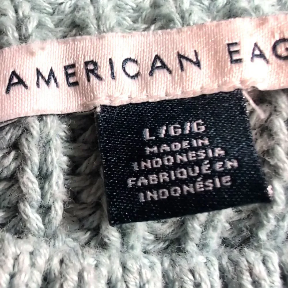 American Eagle Outfitters Seafoam Crew Neck Sweater